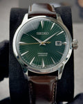 SEIKO PRESAGE (GREEN DIAL LEATHER STRAP)