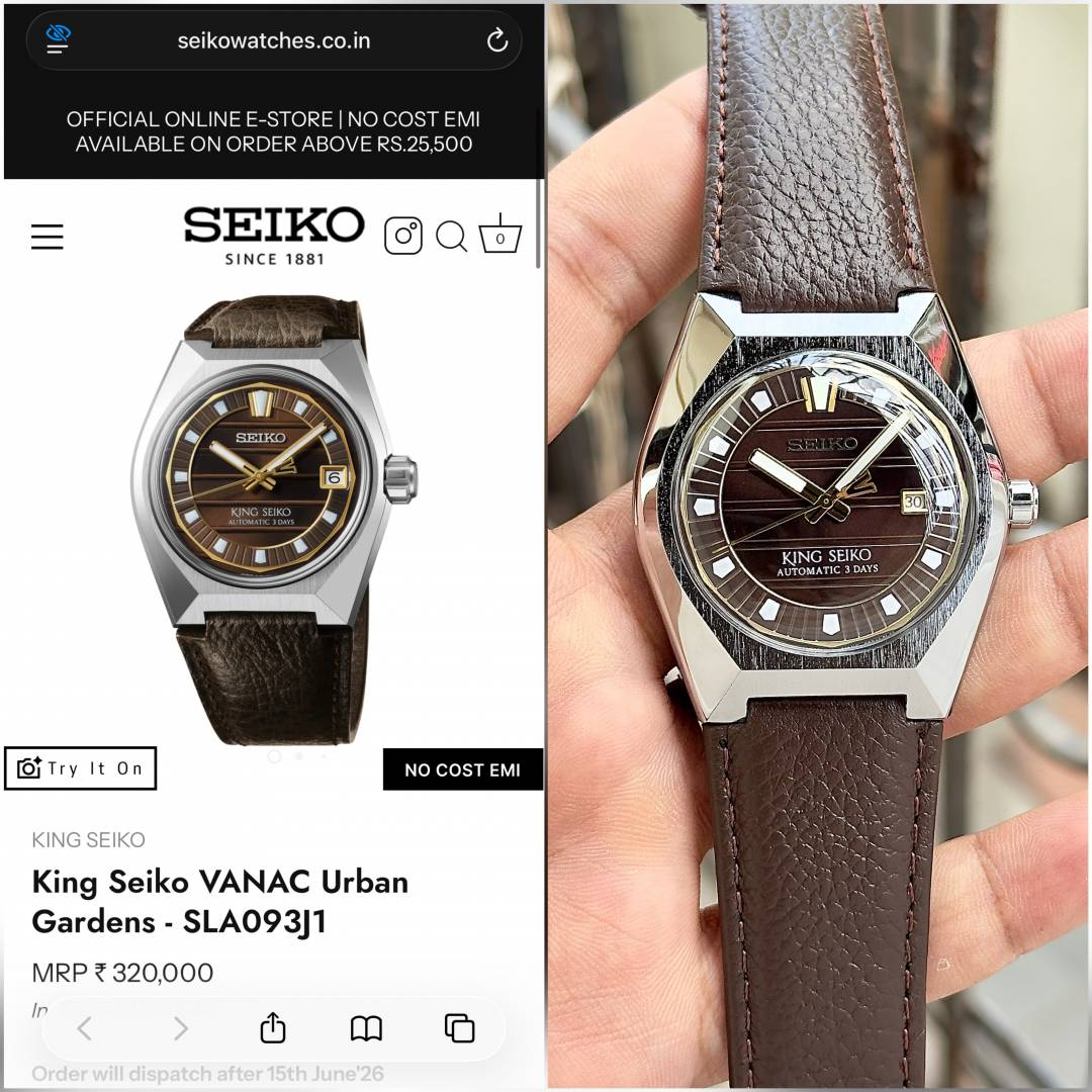 Seiko King Vanac Automatic full brown